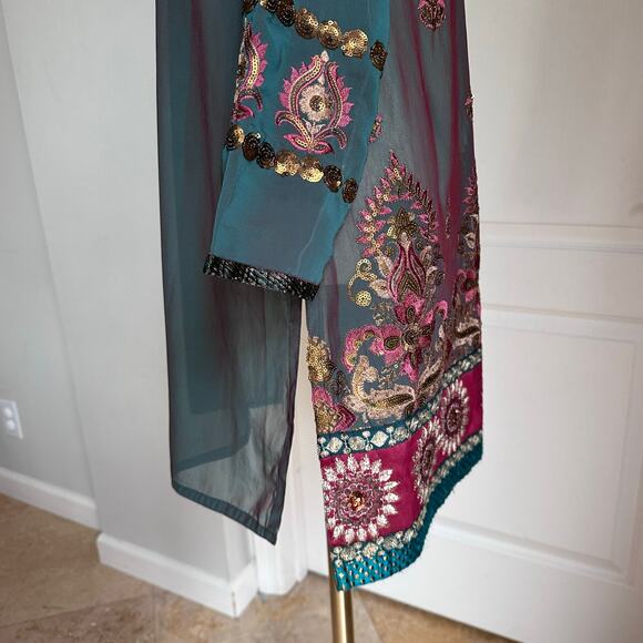 Pakistani designer salwar kameez - Picture 5 of 8